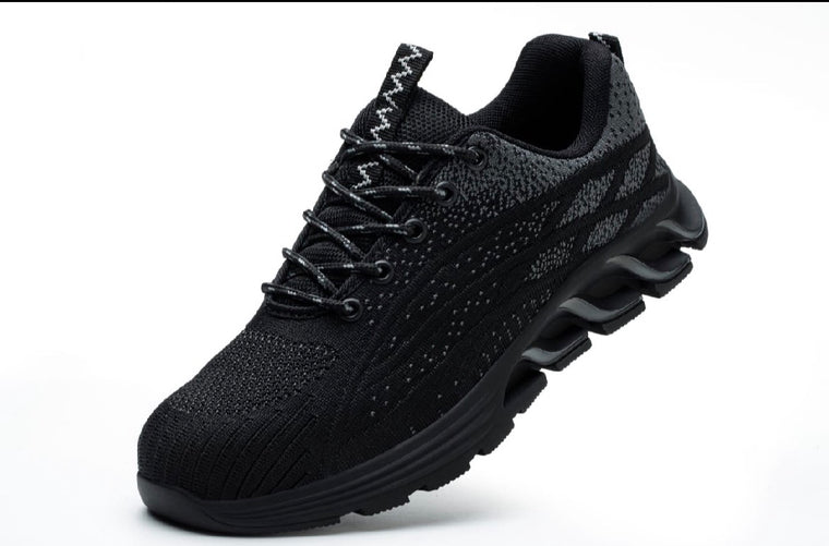 Rambler Shark Safety Sneaker in Black/Grey